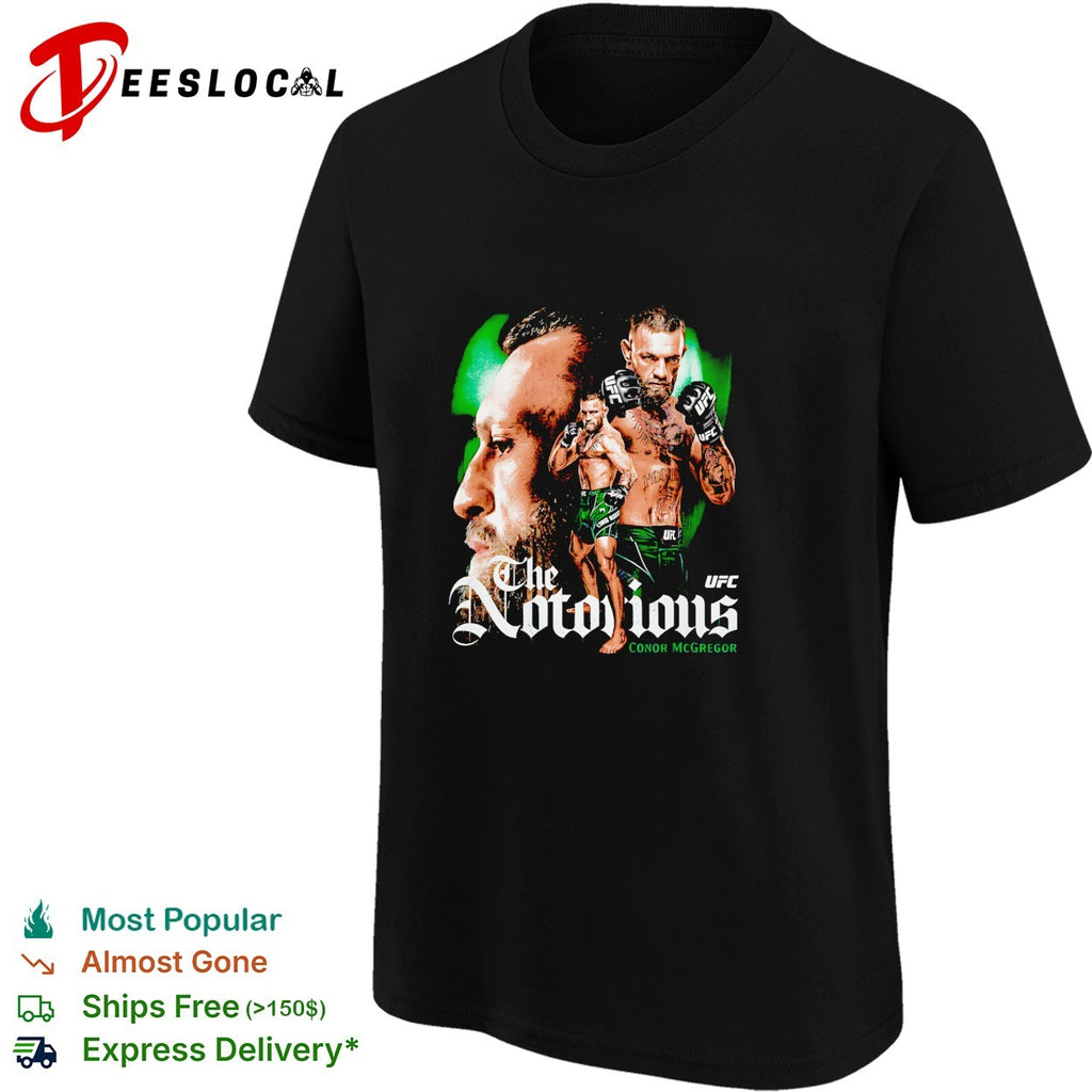Conor McGregor punching the notorious shirt