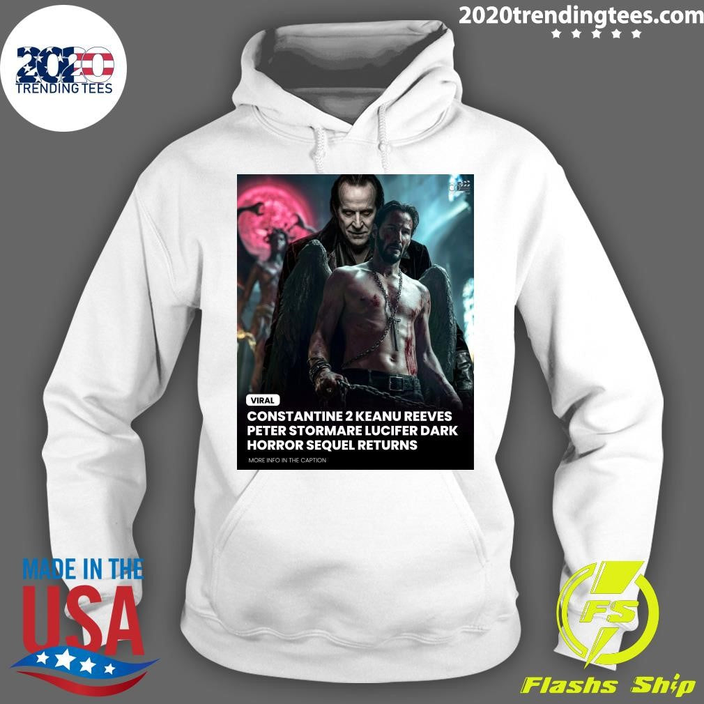 Constantine 2 Keanu Reeves Peter Stormare Lucifer Dark Horror Sequel Returns Shirt