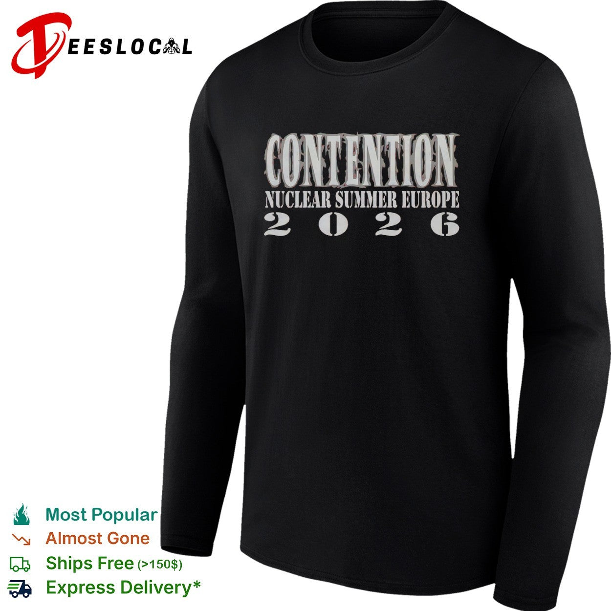 Contention Nuclear summer europe 2026 shirt