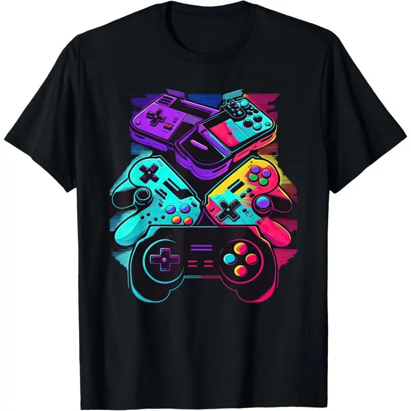 Control gamer Video Game Controller T-Shirt made in usa Hoodie Sweatshirt | PrintMintTees.com