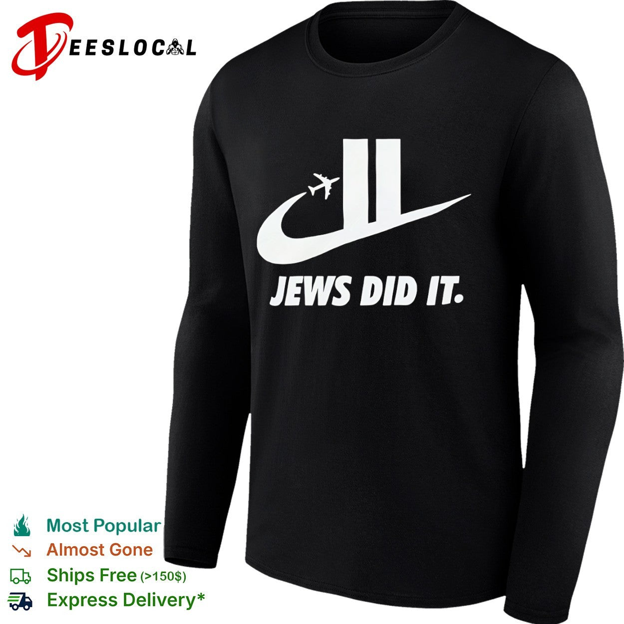 Controversial 911 plane flight jews did it shirt