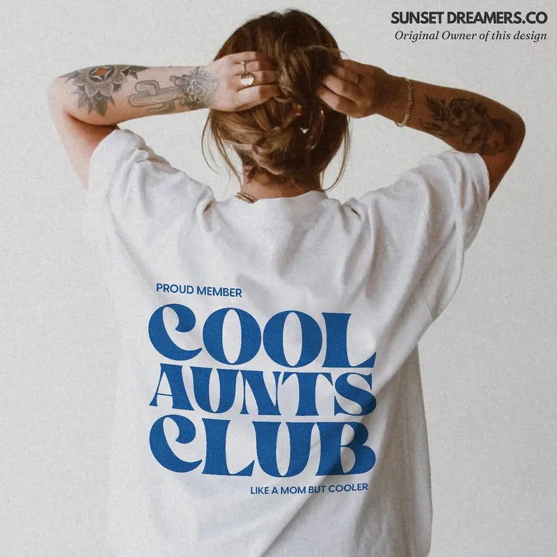 Cool Aunts Club Aunt shirt  , Mother's Day shirt Hoodie Sweatshirt | PrintMintTees.com