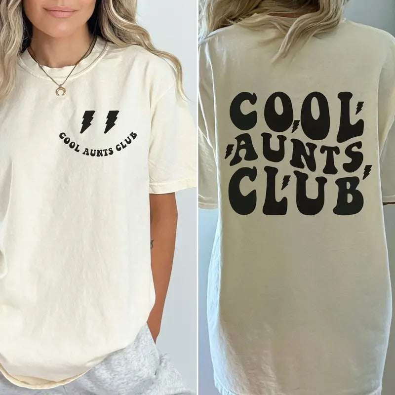 Cool Aunts Club Shirt Cool Aunts Shirt New Aunt Shirt Favorite Aunt Shirt Gift For Aunt From Niece Cool Aunt Gift Funny...