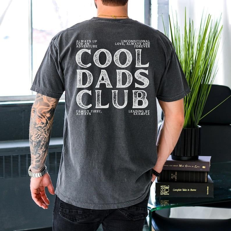 Cool Dads Club Colors Shirt, The Cool Dad Stuff, 1st Father Day Gift for Expecting Dad, Gender Reveal Gift For Dad...