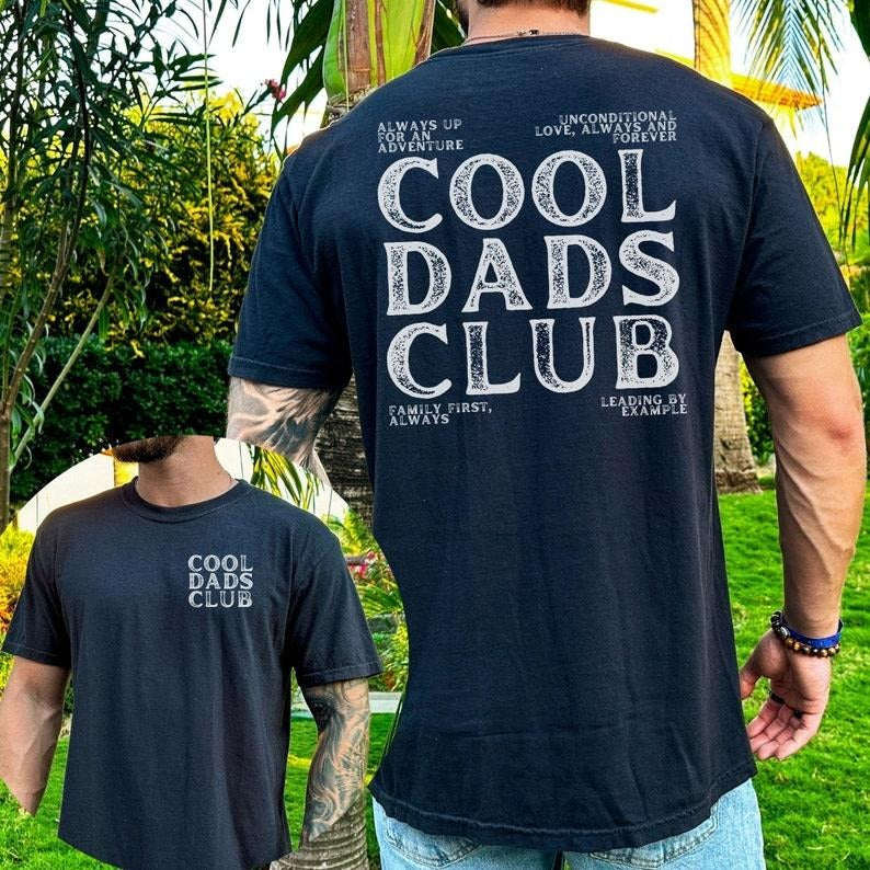 Cool Dads Club Colors Shirt, The Cool Dad Stuff, 1st Father Day Gift for Expecting Dad, Gender Reveal Gift For Dad...