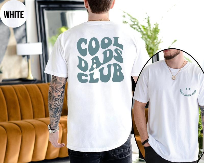 Cool Dads Club Shirt Front and Back Printed , Cool Dad Club Tshirt, Fathers Day Gift, Dad Gift, Dad T Shirt, Funny Dad...