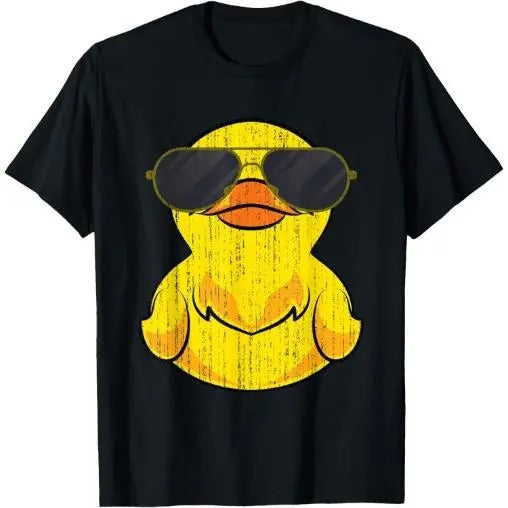 Cool Duckie Sunglasses Duckling Funny Ducky Rubber Duck T-Shirt Made in USA Hoodie Sweatshirt | PrintMintTees.com