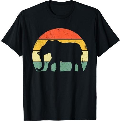 Cool Elephant Art For Men Vintage Elephant Lovers T-Shirt Made in USA Hoodie Sweatshirt | PrintMintTees.com