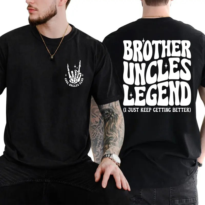 Cool Uncles Club  T-shirt, Brother Uncle Legend Shirt, Uncle Shirt Gift, Uncle To Be Gift Hoodie Sweatshirt