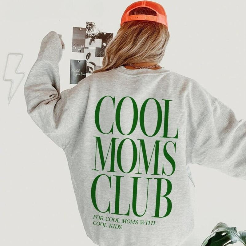 Cool moms club retro graphic sweatshirt for women, presents for mom, expecting mom gif Shirt Hoodie | PrintMintTees.com