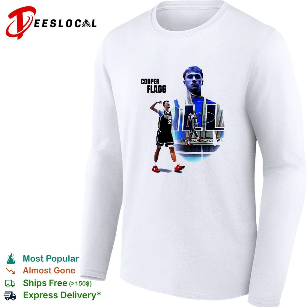 Cooper Flagg Dallas Mavericks jersey NBA Rookie of the Year shirt