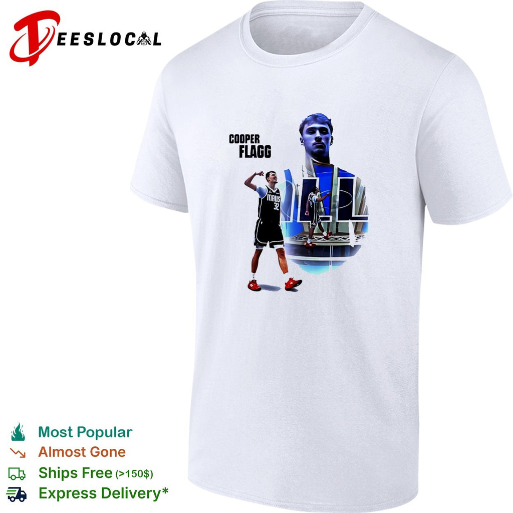 Cooper Flagg Dallas Mavericks jersey NBA Rookie of the Year shirt