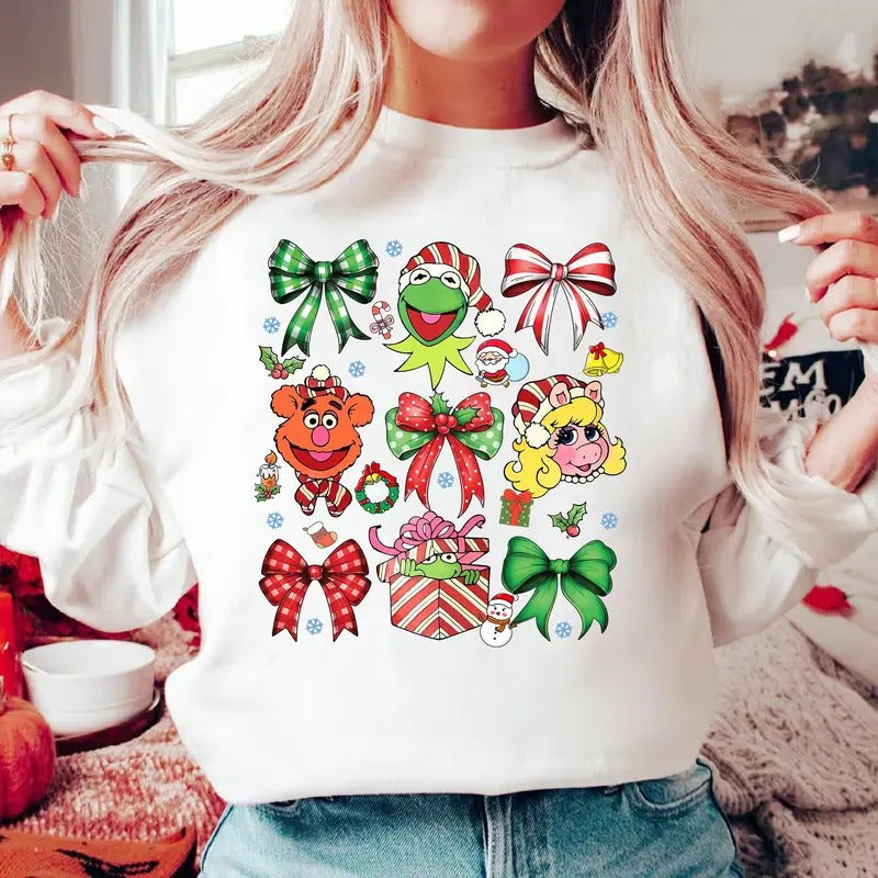 Coquette Bow The Muppet Christmas Carol Tee The Muppet Christmas Carol Shirt Kermit The Frog Christmas Shirt Kermit And...
