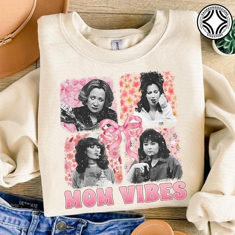 Coquette Sitcom Mama Sweatshirt, Funny Movie Mom Pullover, Stylish Gift Shirt Hoodie | PrintMintTees.com
