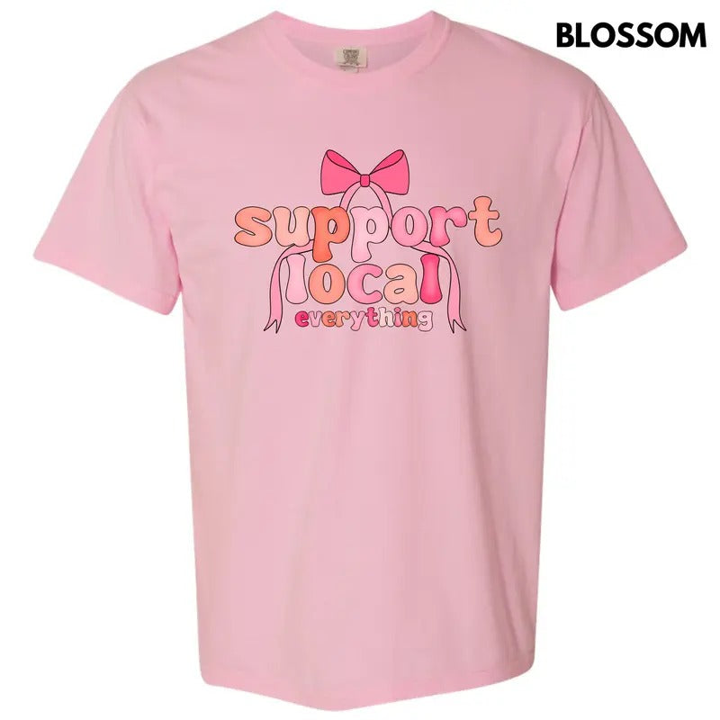 Coquette Support Local Everything Comfort Colors T-Shirt 'NLB' Hoodie Sweatshirt | PrintMintTees.com