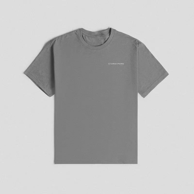Core Logo Shirt - Gray Hoodie Sweatshirt | PrintMintTees.com