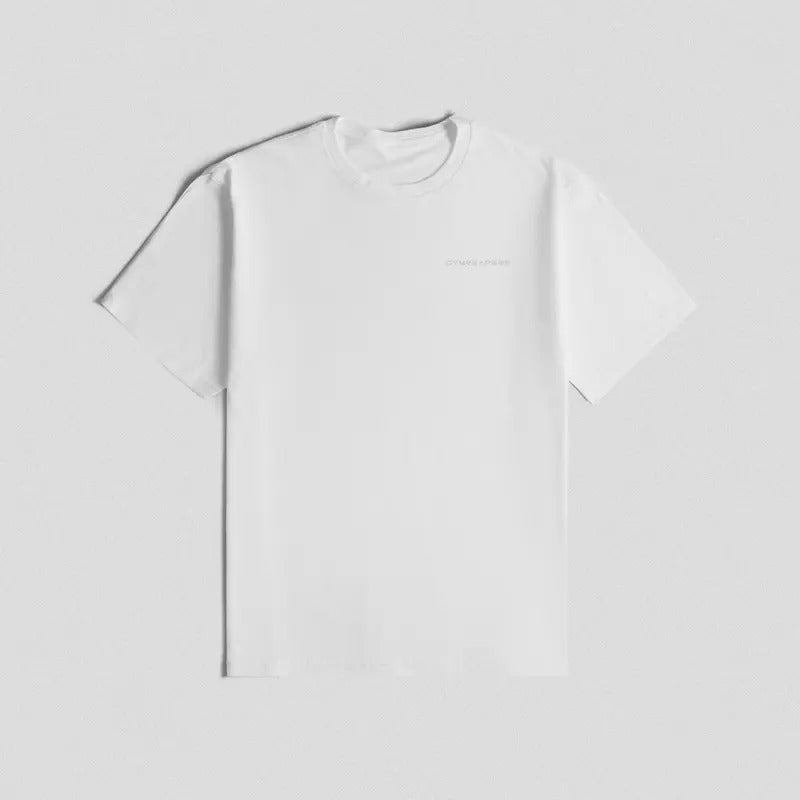 Core Logo Shirt - White Hoodie Sweatshirt | PrintMintTees.com