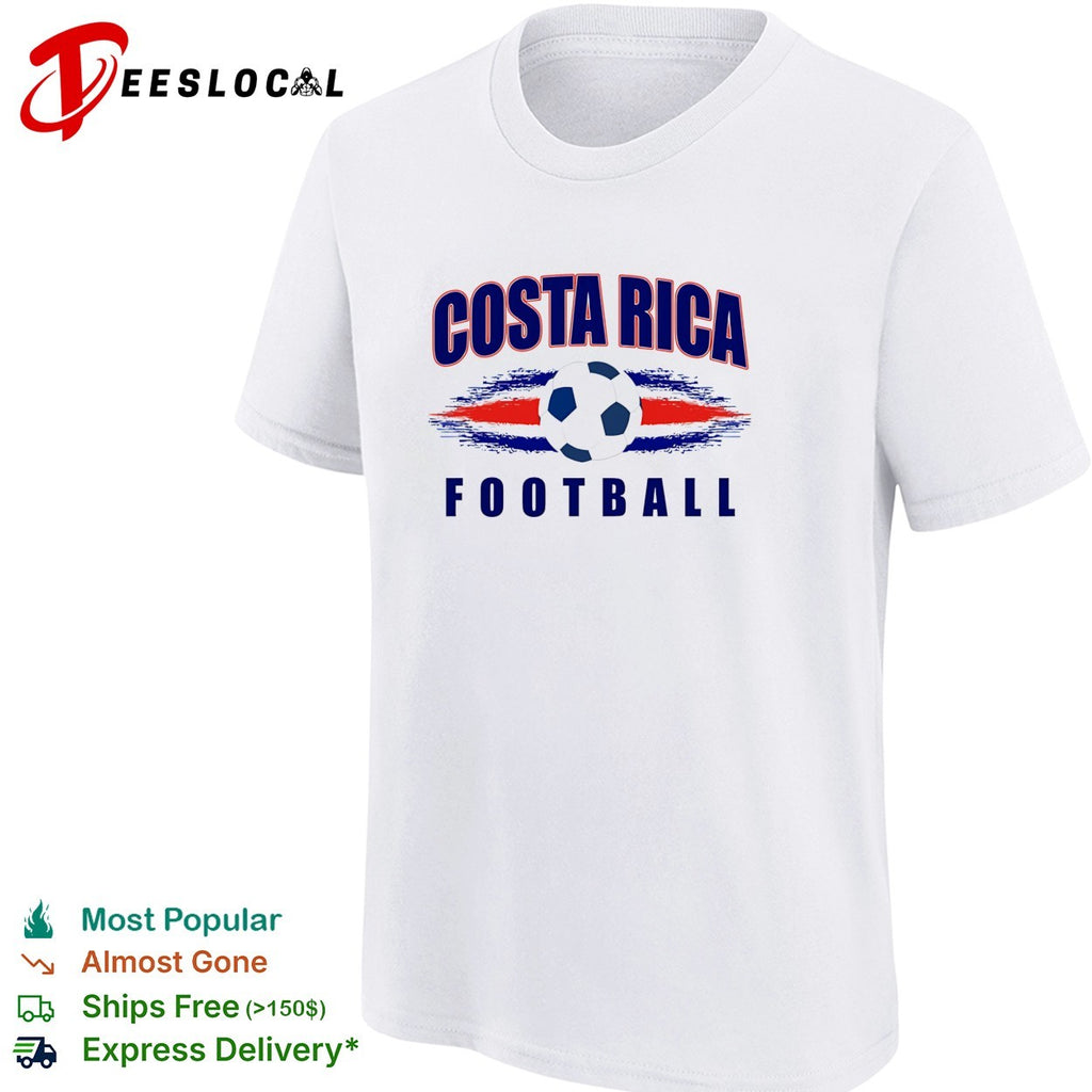 Costa Rica football soccer ball shirt
