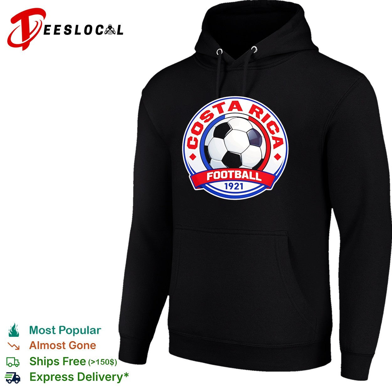 Costa Rica football soccer emblem 1921 shirt