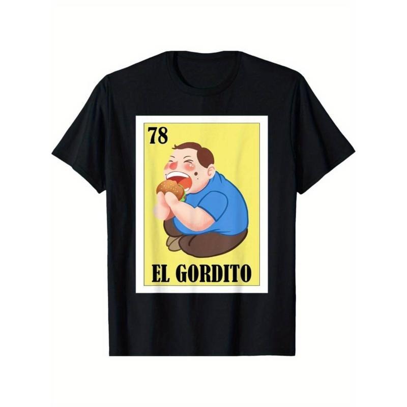 Cotton Funny Mexican Design for Fat Guys - El Gordito T-Shirt Hoodie Sweatshirt | PrintMintTees.com