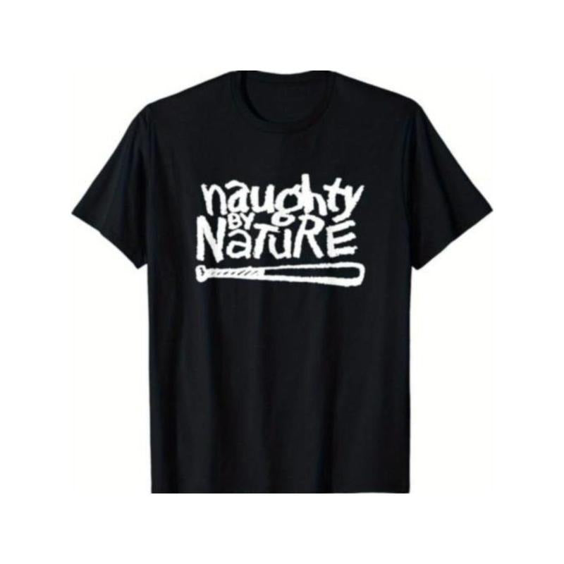 Cotton Short Sleeve  T-Shirt Naughty by Nature tribe quest rap hip hop gangstarr pac krs dmc UNISEX T SHIRTS Summer...