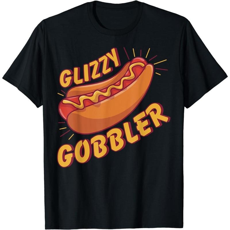 Cotton Short Sleeve Glizzy Gobbler T-Shirt for Men Women Hoodie Sweatshirt | PrintMintTees.com