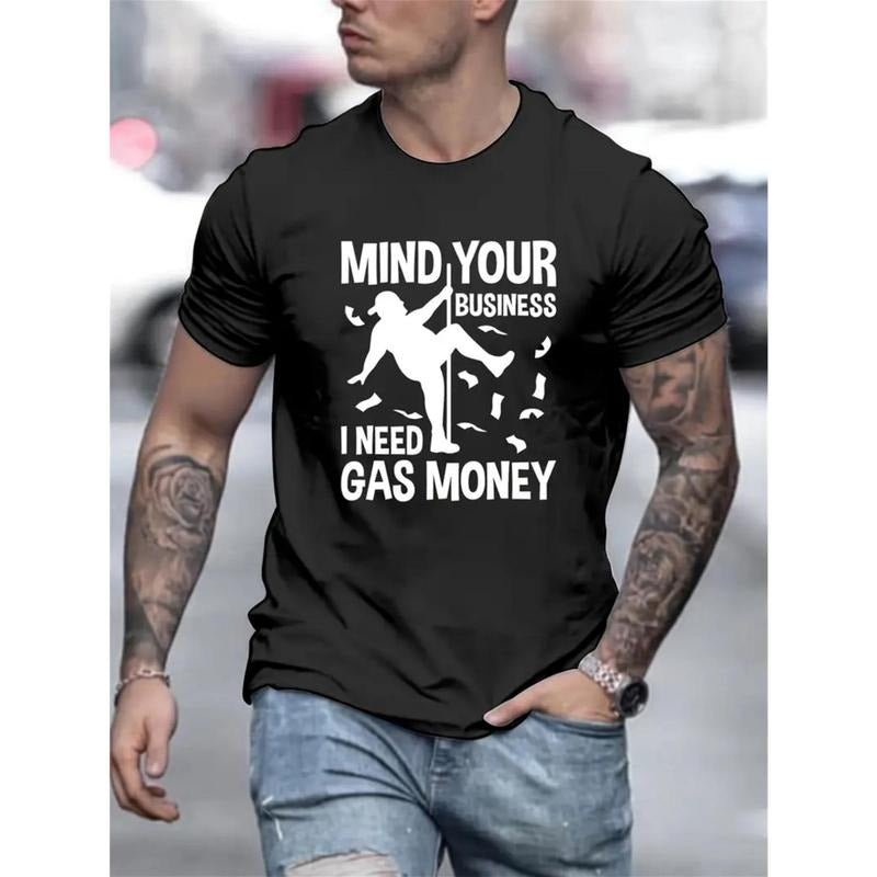 Cotton, Men's Creative Top, Casual Short Sleeve Crew Neck T-shirt, Men's Clothing For Summer Outdoor  made in usa Hoodie...