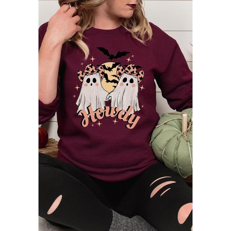 Country Ghouls Howdy Heavy-weight Crew Sweatshirt Shirt Hoodie | PrintMintTees.com