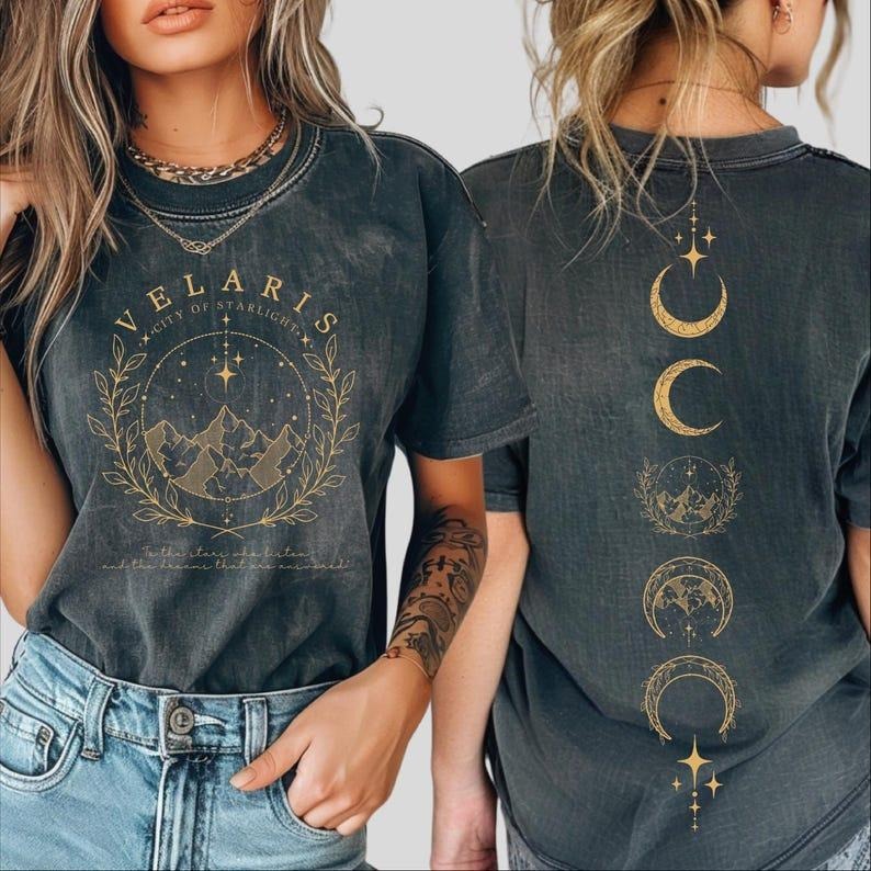 Court of Thorns And Roses Velaris Tshirt, Thorns and Roses Court of Dreams Shirt, Acotar T-Shirt, Night Court Hoodie...
