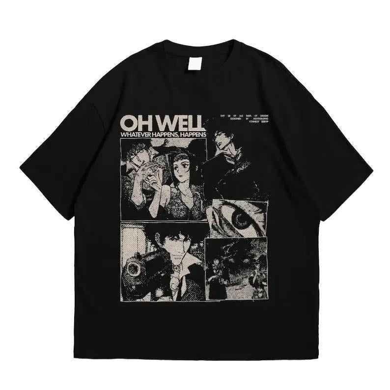 Cowboy Bebop Tshirt - Vintage Anime Merch - Cowboy Bebop Retro Tee - 90s Retro Anime T-Shirt Menswear Top Hoodie Sweatshirt