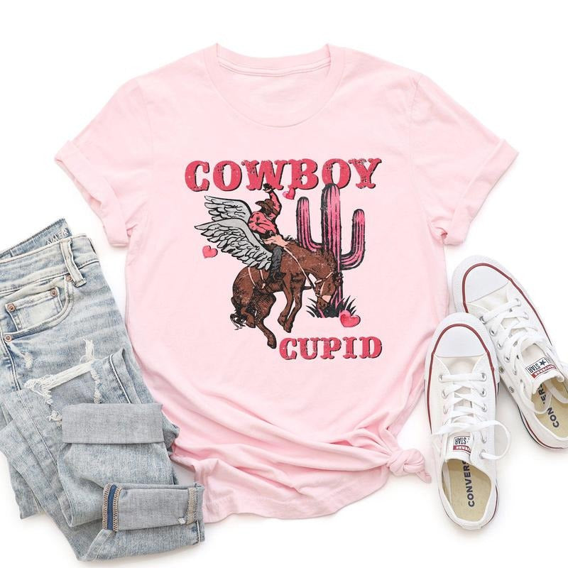 Cowboy Cupid Horse Western Country Super Soft T-Shirts, Hoodie, Sweatshirt
