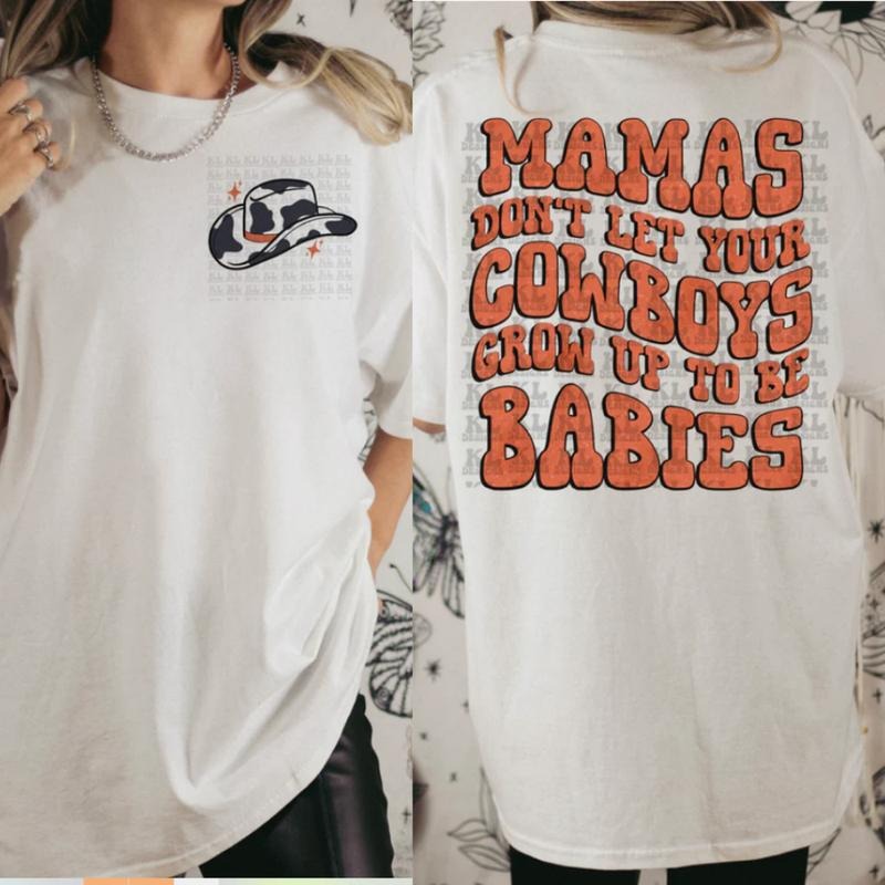 Cowboy Grow Up Sweatshirt, western clothing hoodies, western outfits women, western tops Shirt | PrintMintTees.com