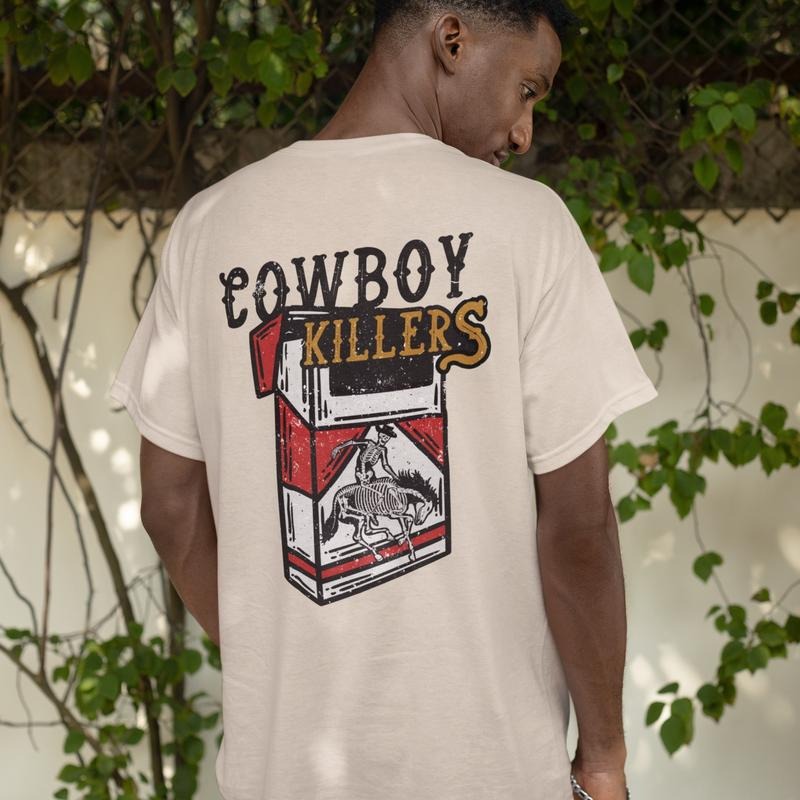 Cowboy Killer Rodeo 90s Vintage Western Shirt Retro Cowboy Relaxed Shirt Menswear Streetwear Top T-Shirts, Hoodie, Sweatshirt