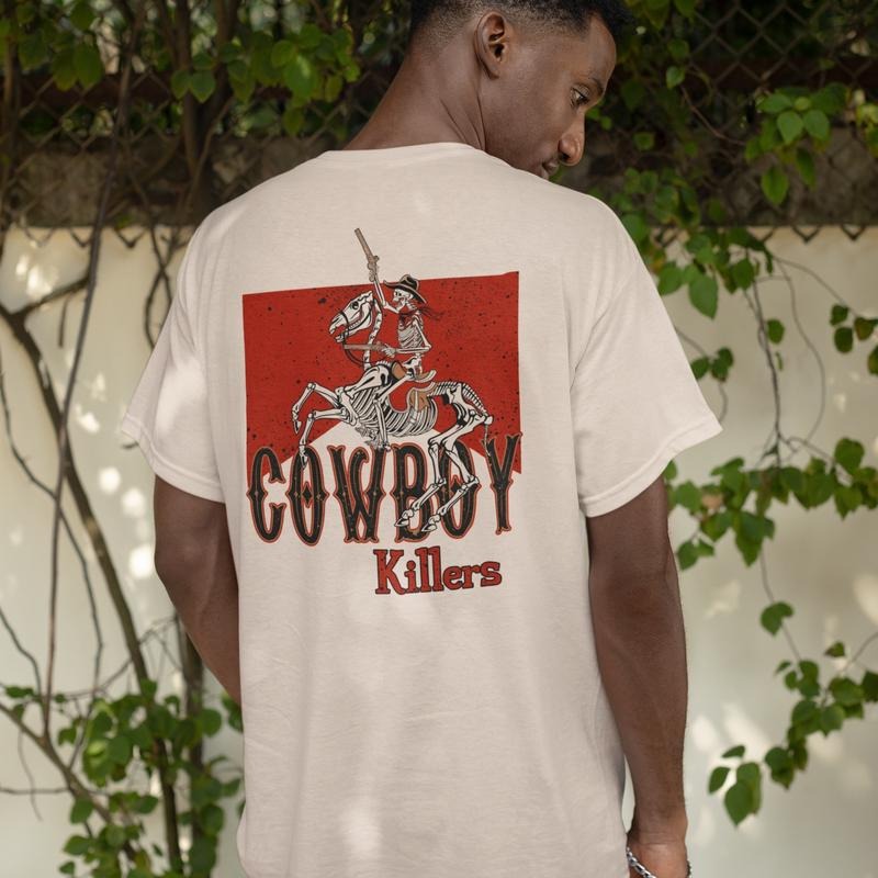 Cowboy Killers Rodeo 90s Vintage Western Shirt Retro Cowboy Relaxed Shirt Menswear Streetwear T-Shirts, Hoodie, Sweatshirt