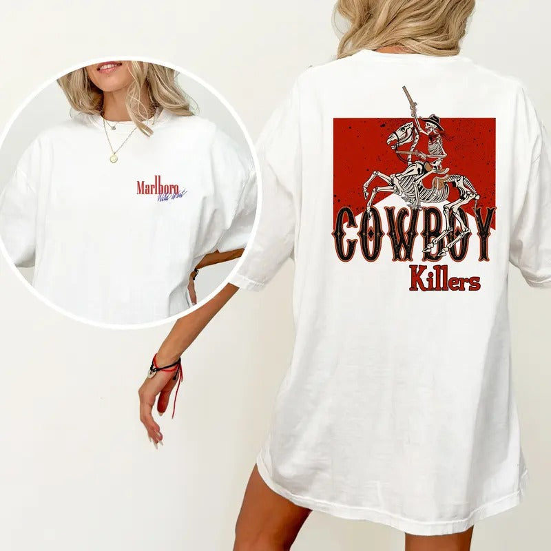 Cowboy Killers Rodeo 90s Vintage Western Shirt Retro Cowboy Relaxed Shirt Menswear Streetwearstyle{N002}2 T-Shirts, Hoodie, Sweatshirt