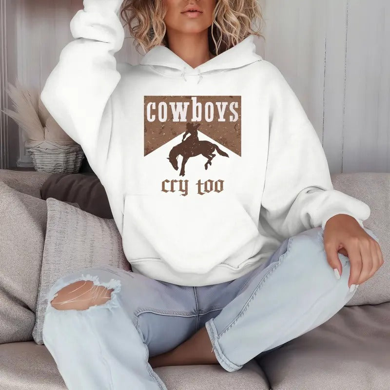 Cowboys Cry Lyrics Shirt, Country Fans Apparel, Concert Outfit, Kelseaa Clothes Merch, Unisex Sweater Pullover Tee Hoodie...