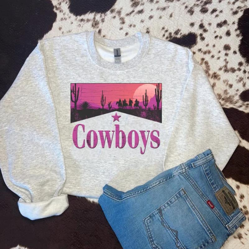 Cowboys Sweawtshirt Shirt Western Outfits Western Stuff Country Girl Clothes T-Shirts, Hoodie, Sweatshirt