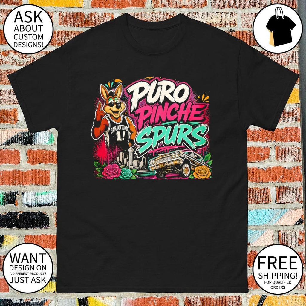 Coyote Puro Pinche Spurs San Antonio Spurs Basketball NBA 2026 shirt