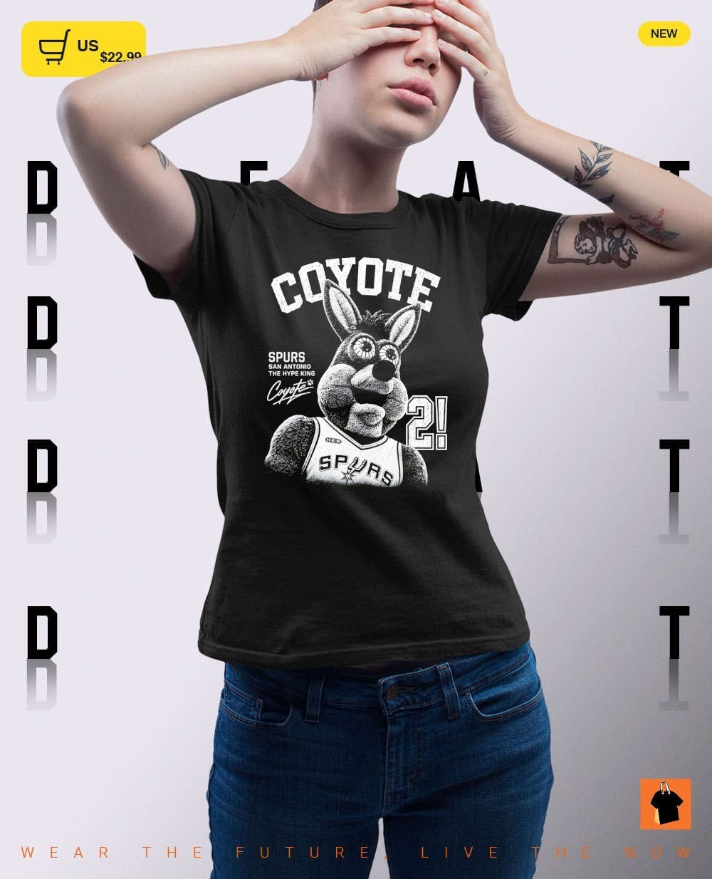 Coyote San Antonio Spurs NBA Basketball Spurs The Hype King signature shirt