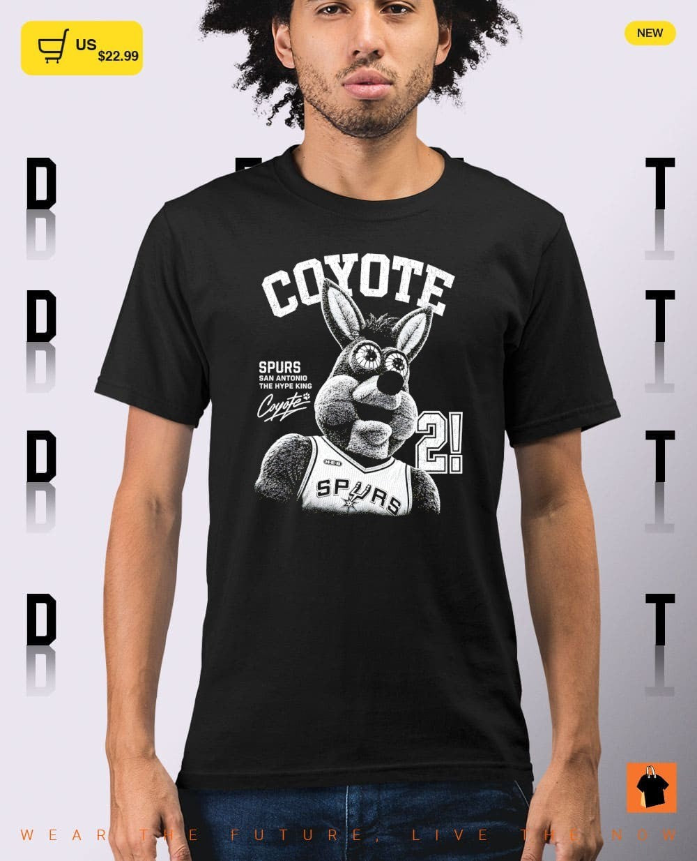 Coyote San Antonio Spurs NBA Basketball Spurs The Hype King signature shirt