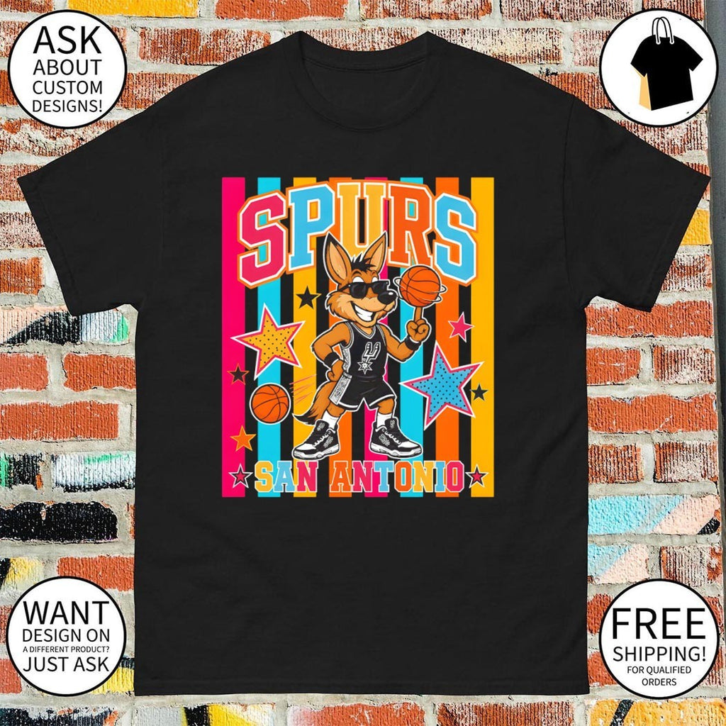 Coyote Wembanyama Spurs Mascot San Antonio Spurs Basketball Game Day 2026 shirt