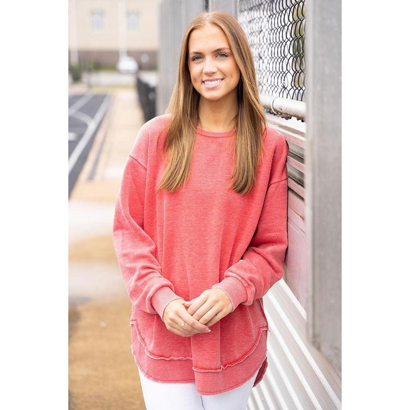 Cozy For Days Crimson Sweatshirt Shirt Hoodie | PrintMintTees.com
