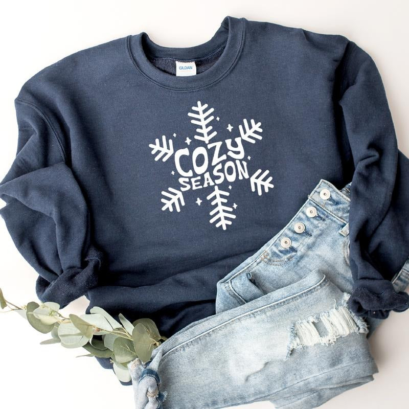 Cozy Season Comfy Cozy Season Comfy Season Snowflake Soft Fit Casual Comfortable Casual Comfortable Winter Womenswear Love Tops Lady Underwear T-Shirts, Hoodie, Sweatshirt