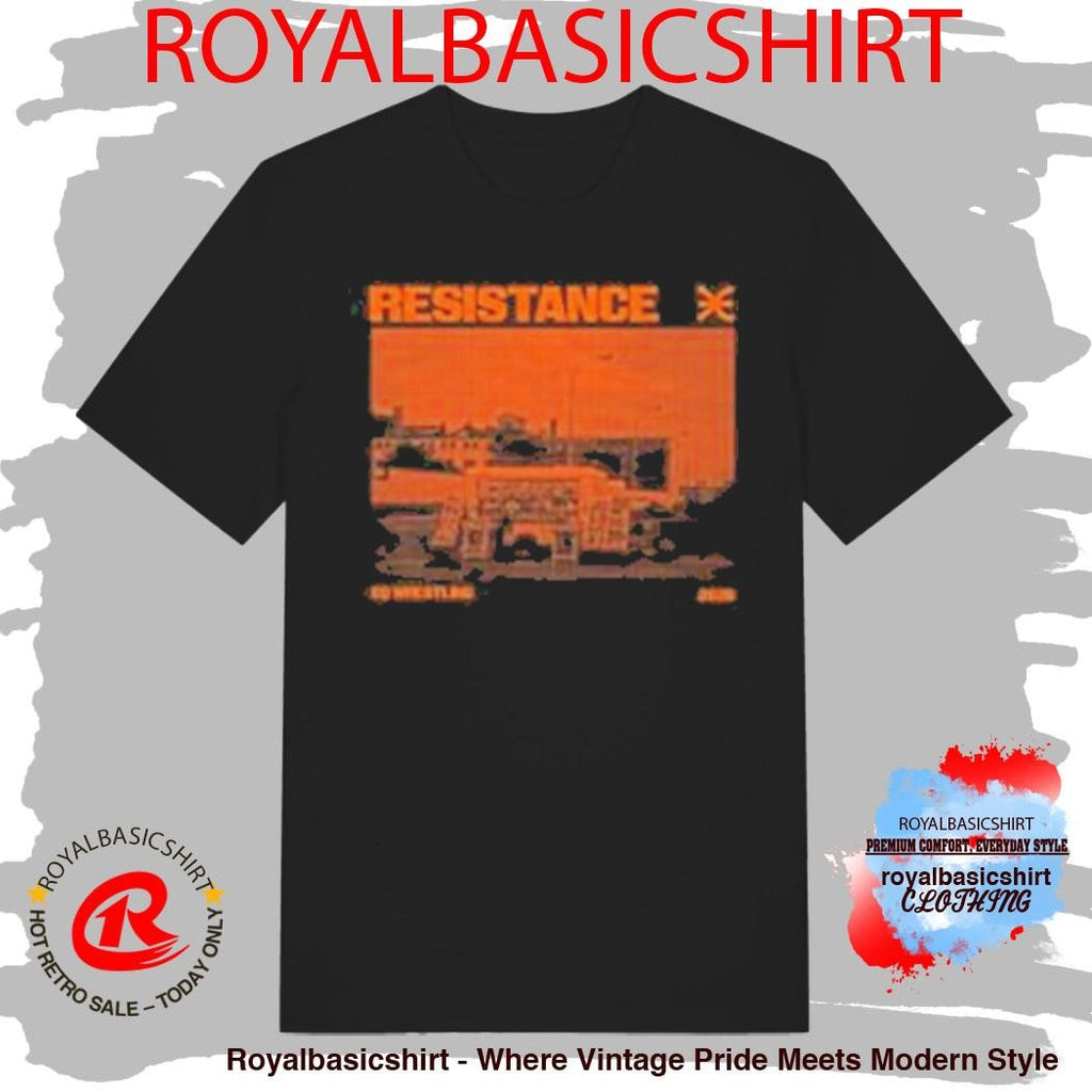 Cq Wrestling Resistance Black Art Shirt