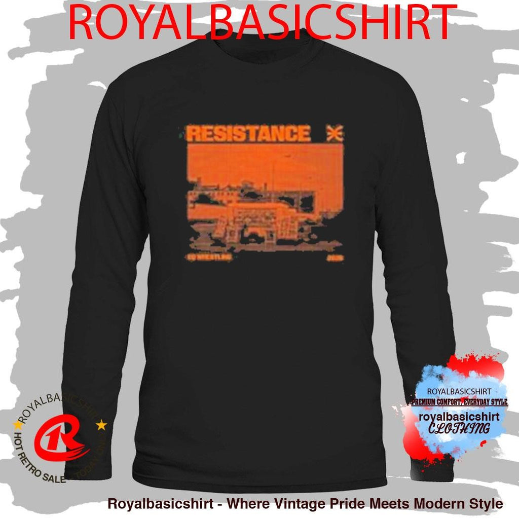 Cq Wrestling Resistance Black Art Shirt