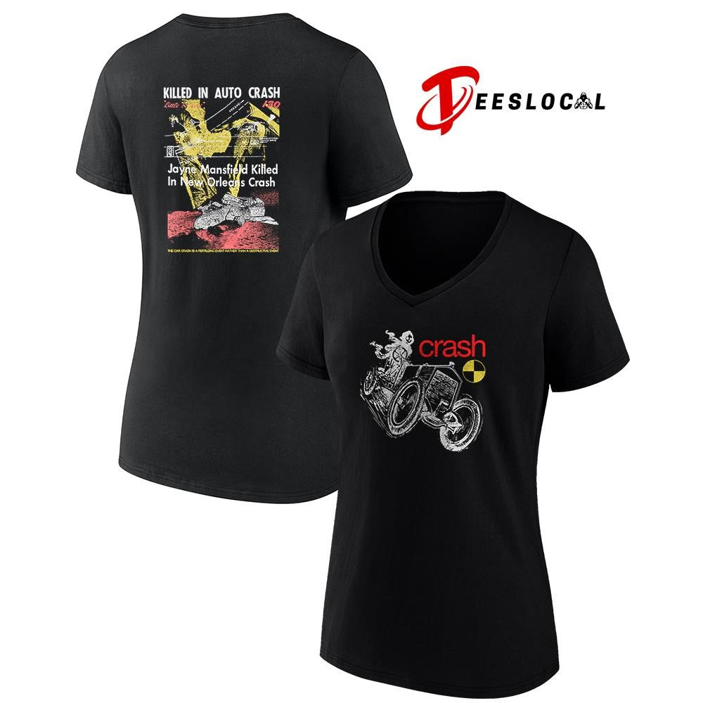 Crash film star James Dean killed in auto crach shirt