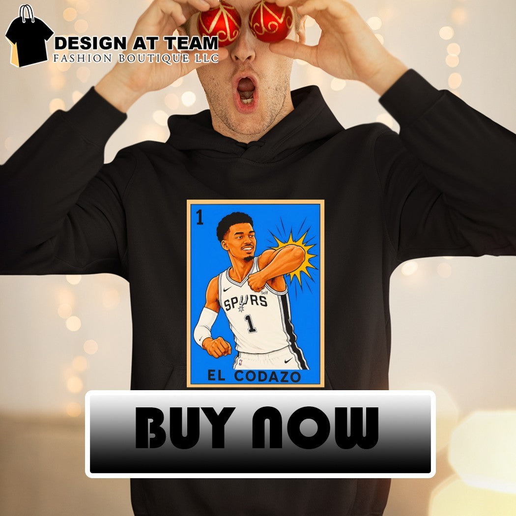 Crazy Hispanic Victor Wembanyama San Antonio Spurs El Codazo t-shirt