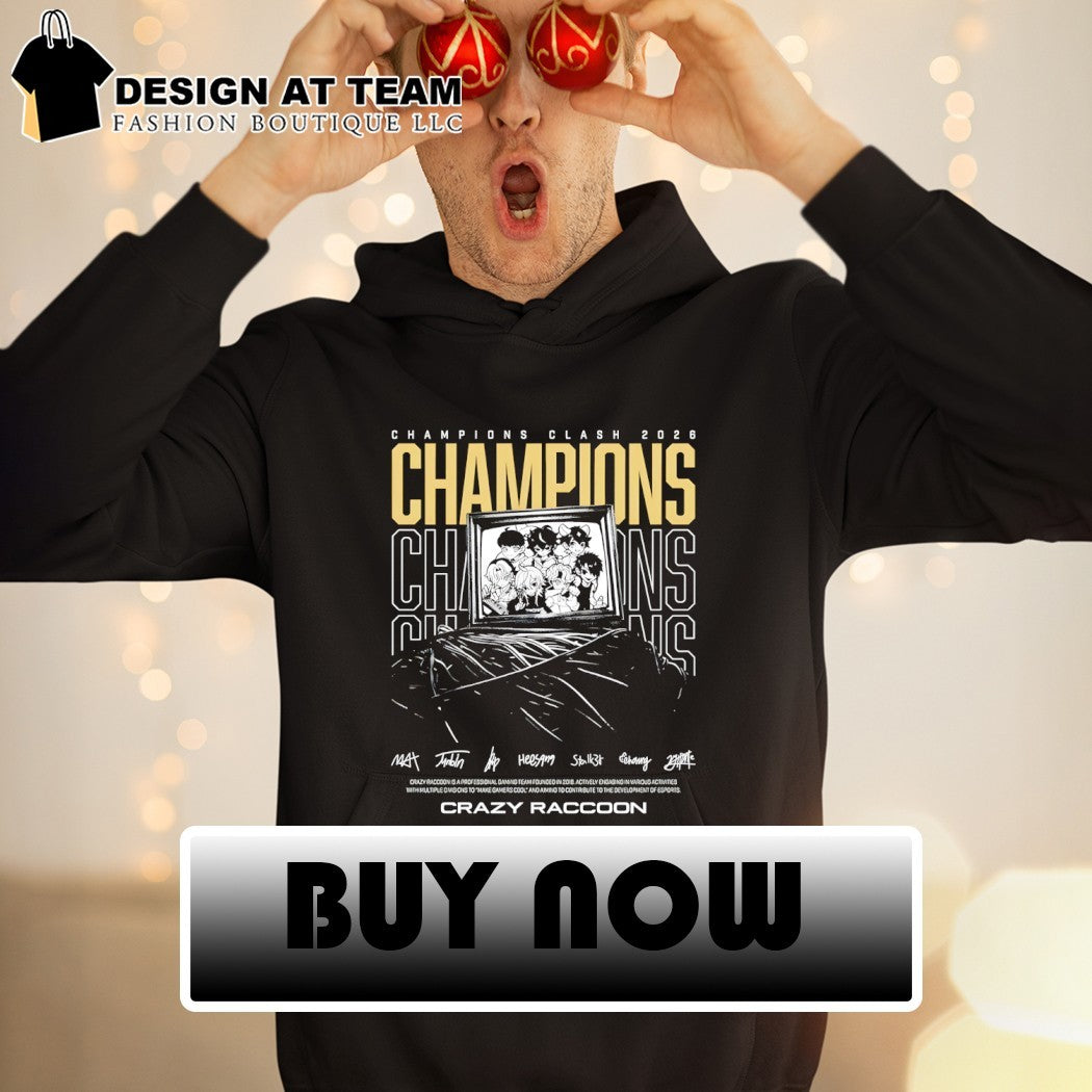 Crazy Raccoon Overwatch Champions Series 2026 Champions Clash signatures shirt