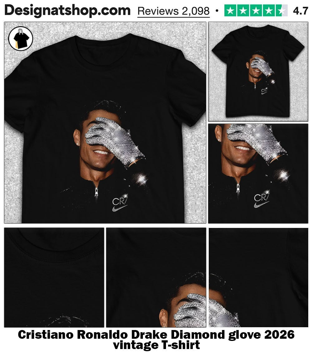 Cristiano Ronaldo Drake Diamond glove 2026 vintage shirt