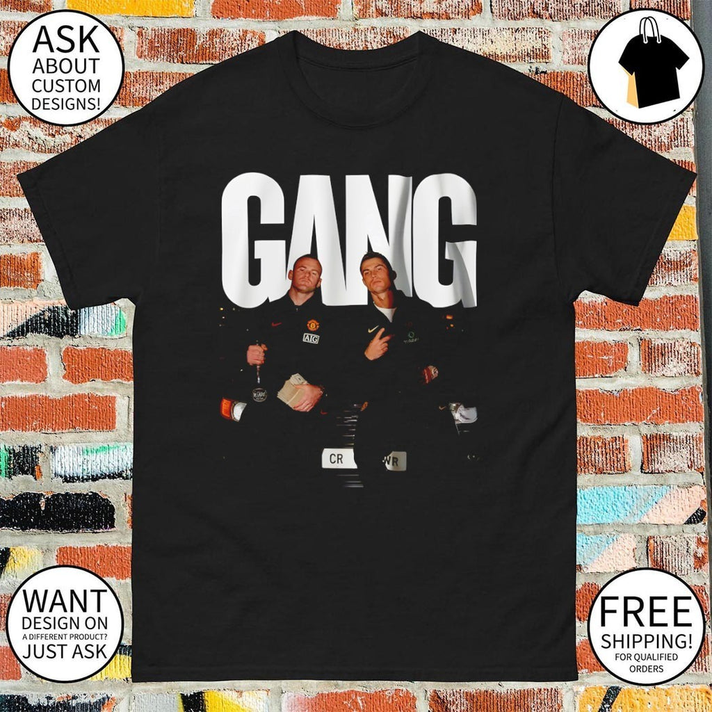 Cristiano Ronaldo and Wayne Rooney Manchester United Gang shirt